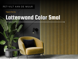 Lattenwand wandpaneel Color smal XL 
